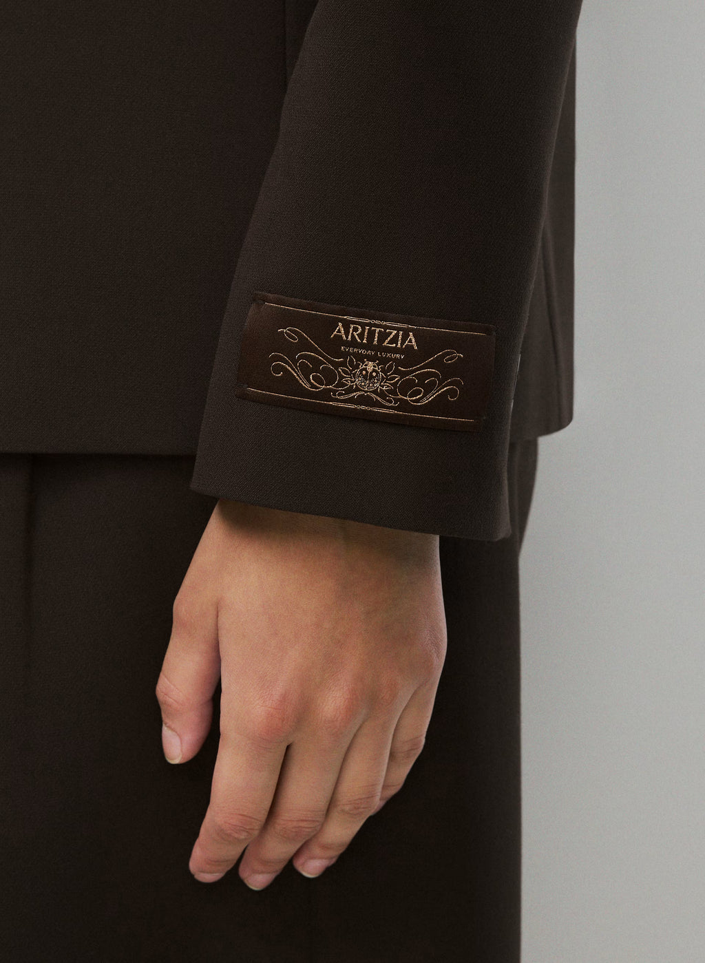 Single-Breasted Stretch Blazer - Check