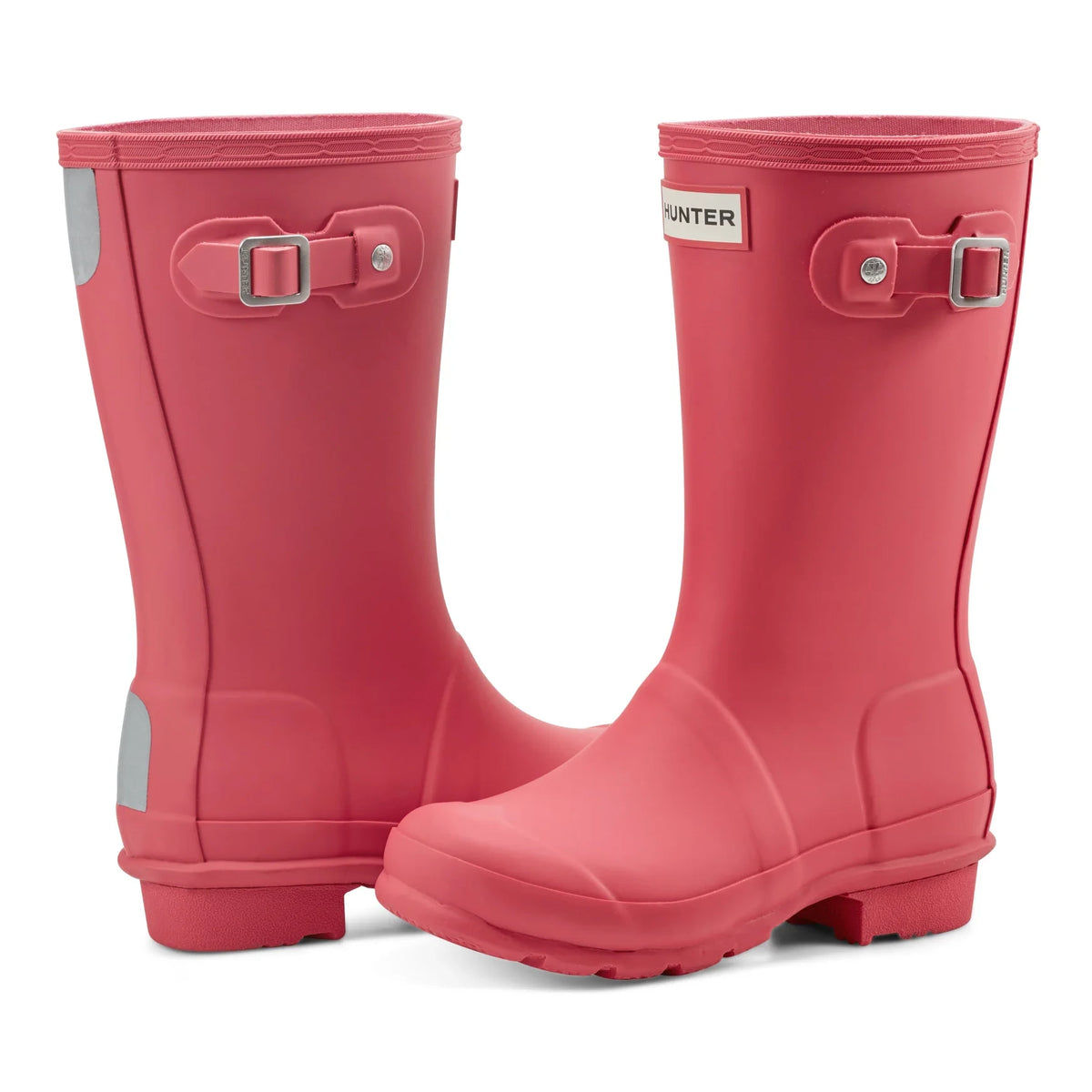 Big Kids' Rubber Rain Boots - Bright Pink