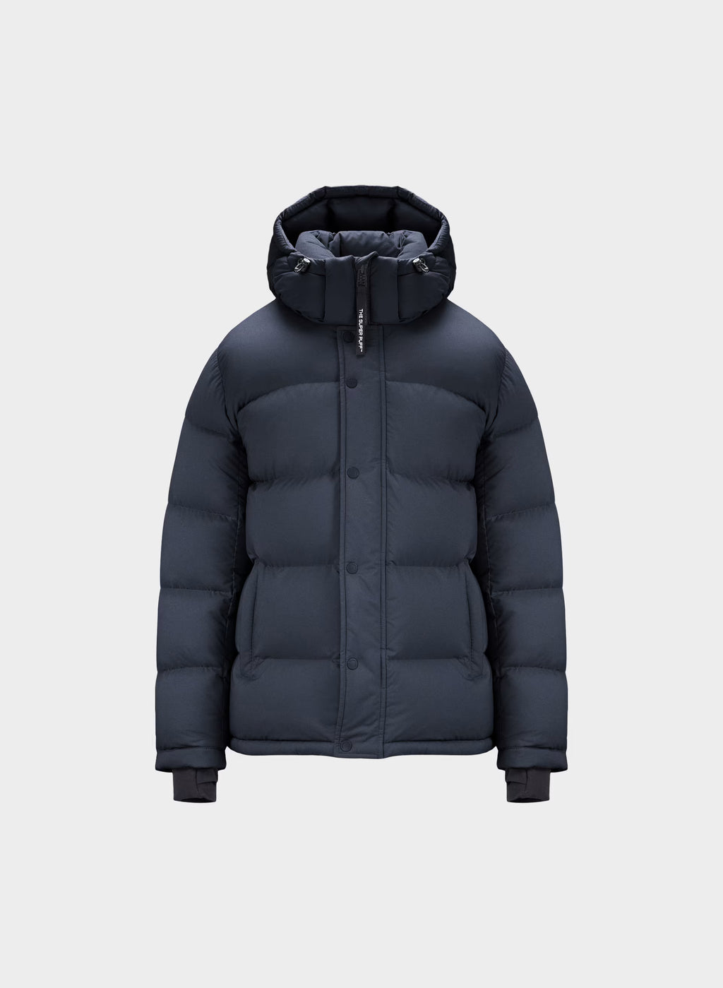 Long Down Puffer Jacket - Blue