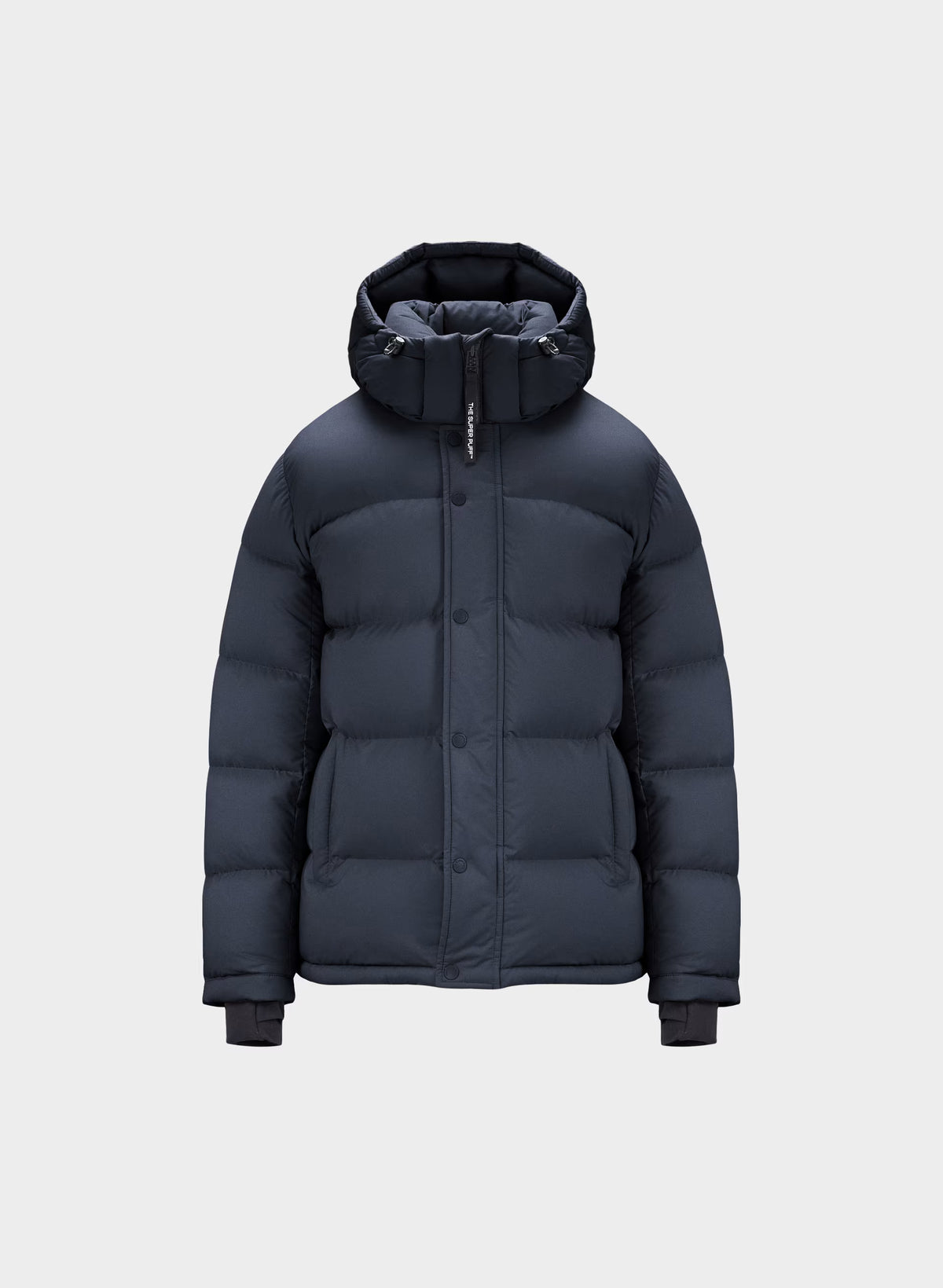 Long Down Puffer Jacket - Blue