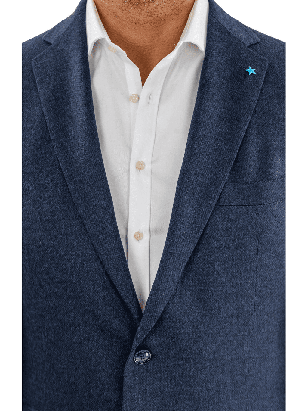 Men's Navy Maron Plaid Wool Regular Fit Blazer Sport Coat
