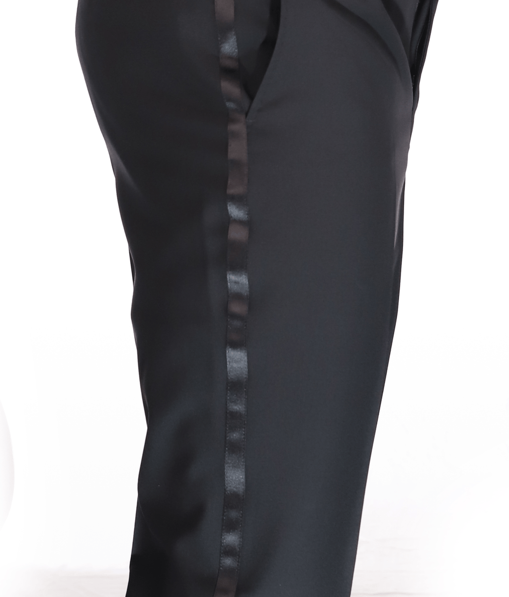 Men's Black Shawl Lapel Wool Regular Fit Tuxedo