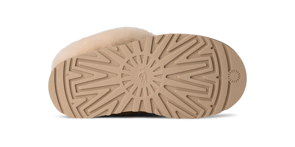 Kids' Suede Platform Slipper - Chestnut