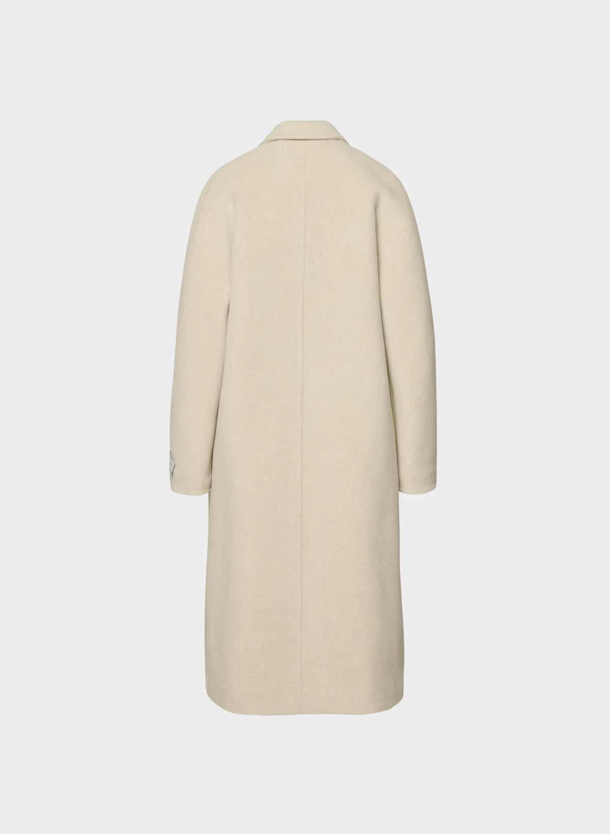 Double-Breasted Wool Cashmere Coat - Herringbone