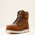 Waterproof Composite Toe Moc Toe Work Boot - Brown