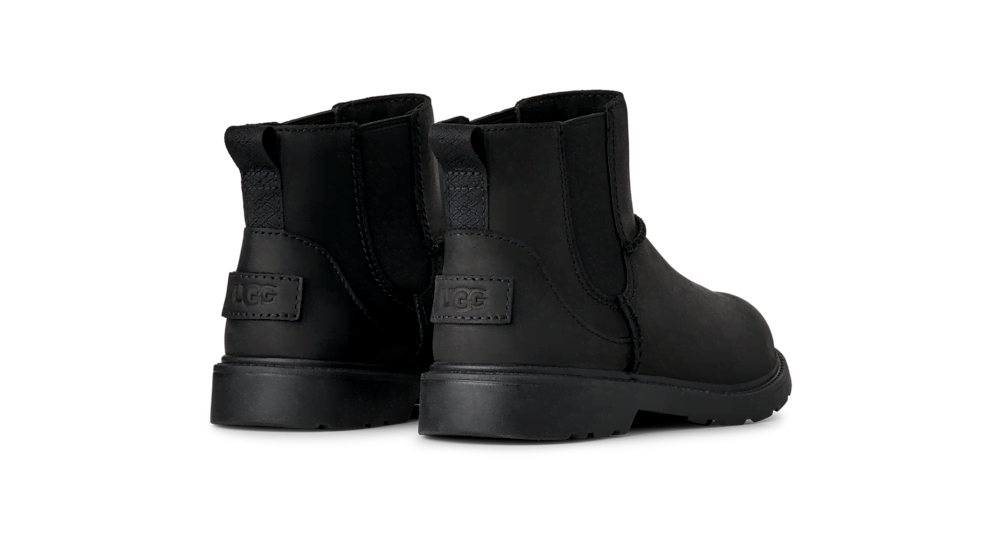 Kids' Waterproof Leather Chelsea Boots - Walnut