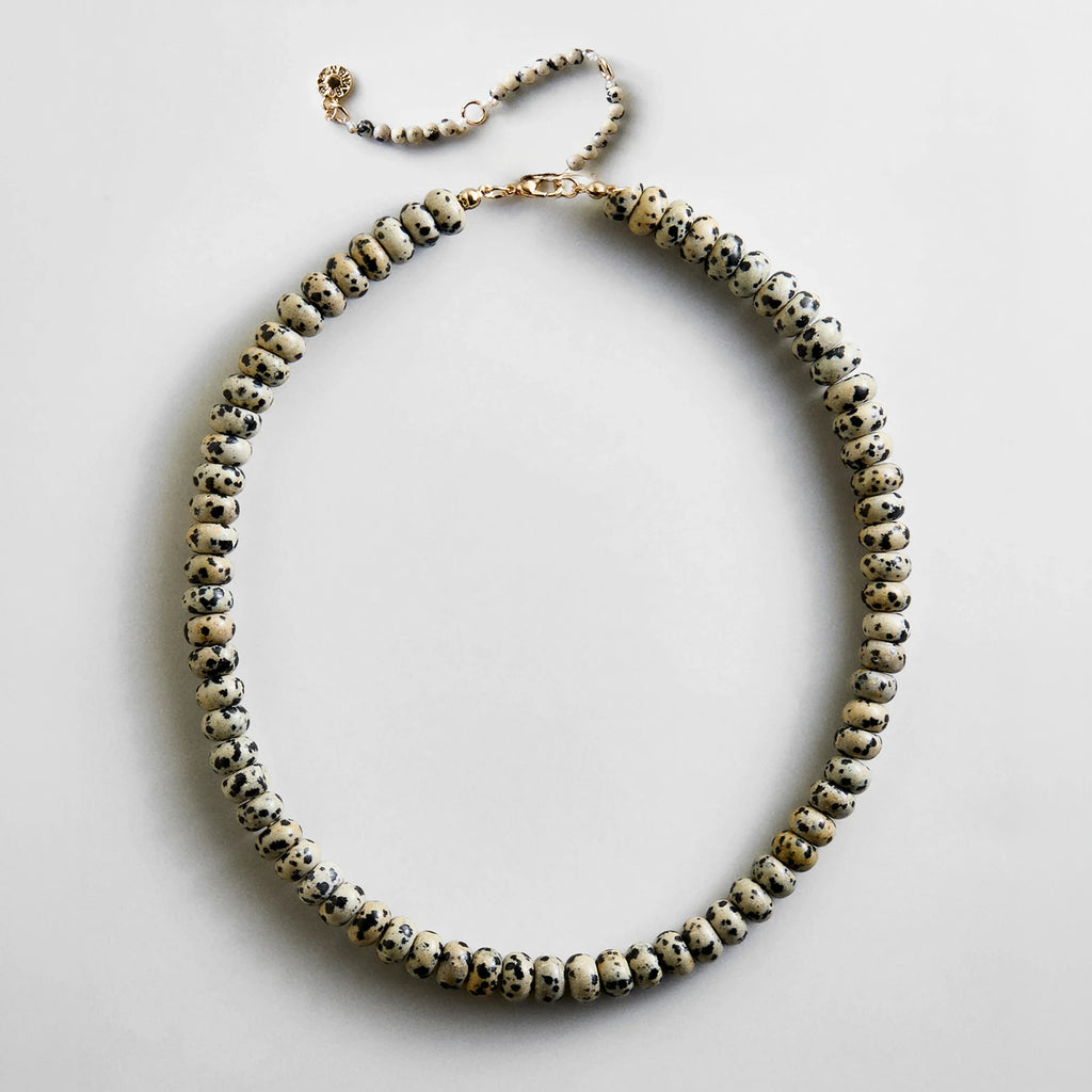 Spotted Jasper Beaded Necklace