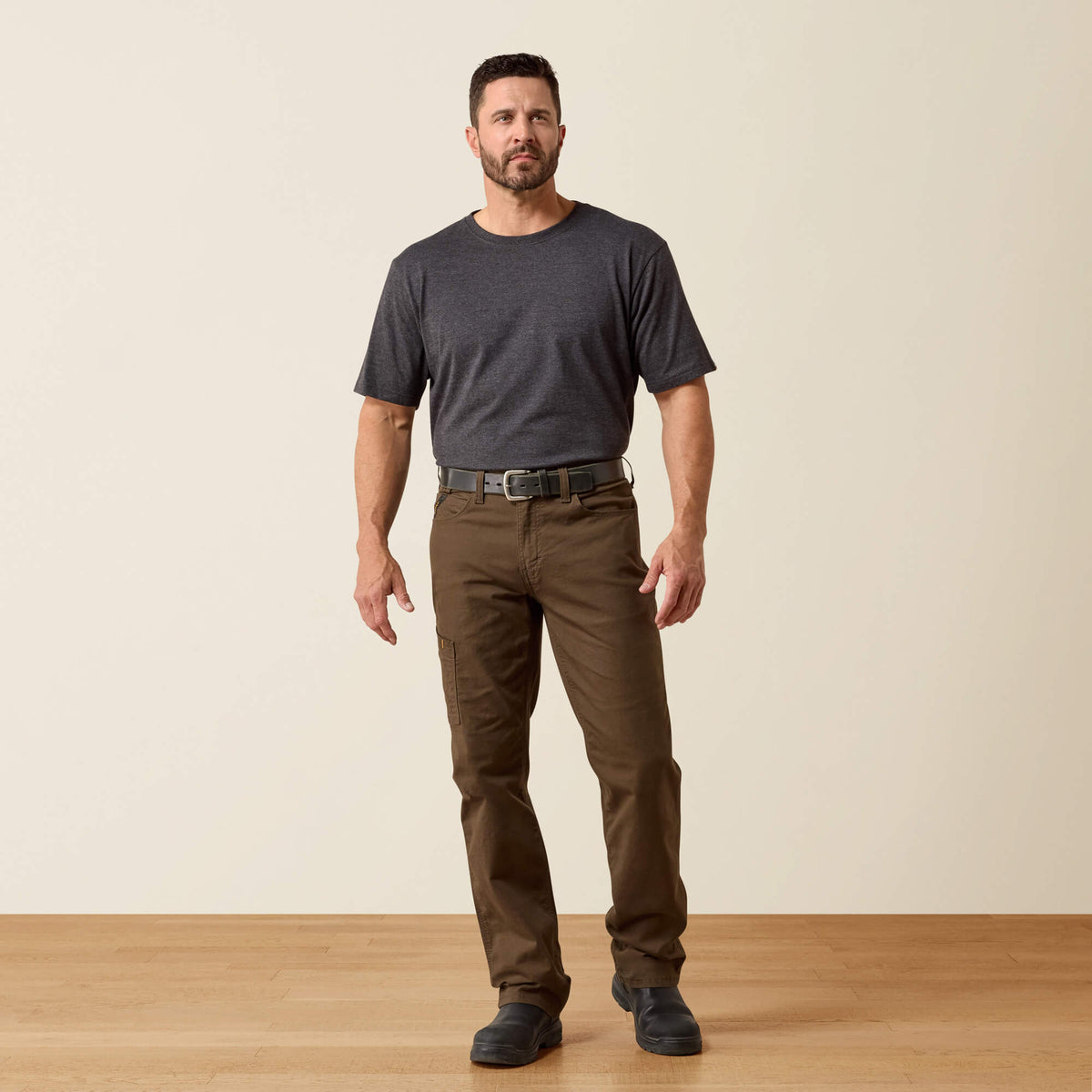 Men's Relaxed Stretch Canvas Work Pants - Khaki