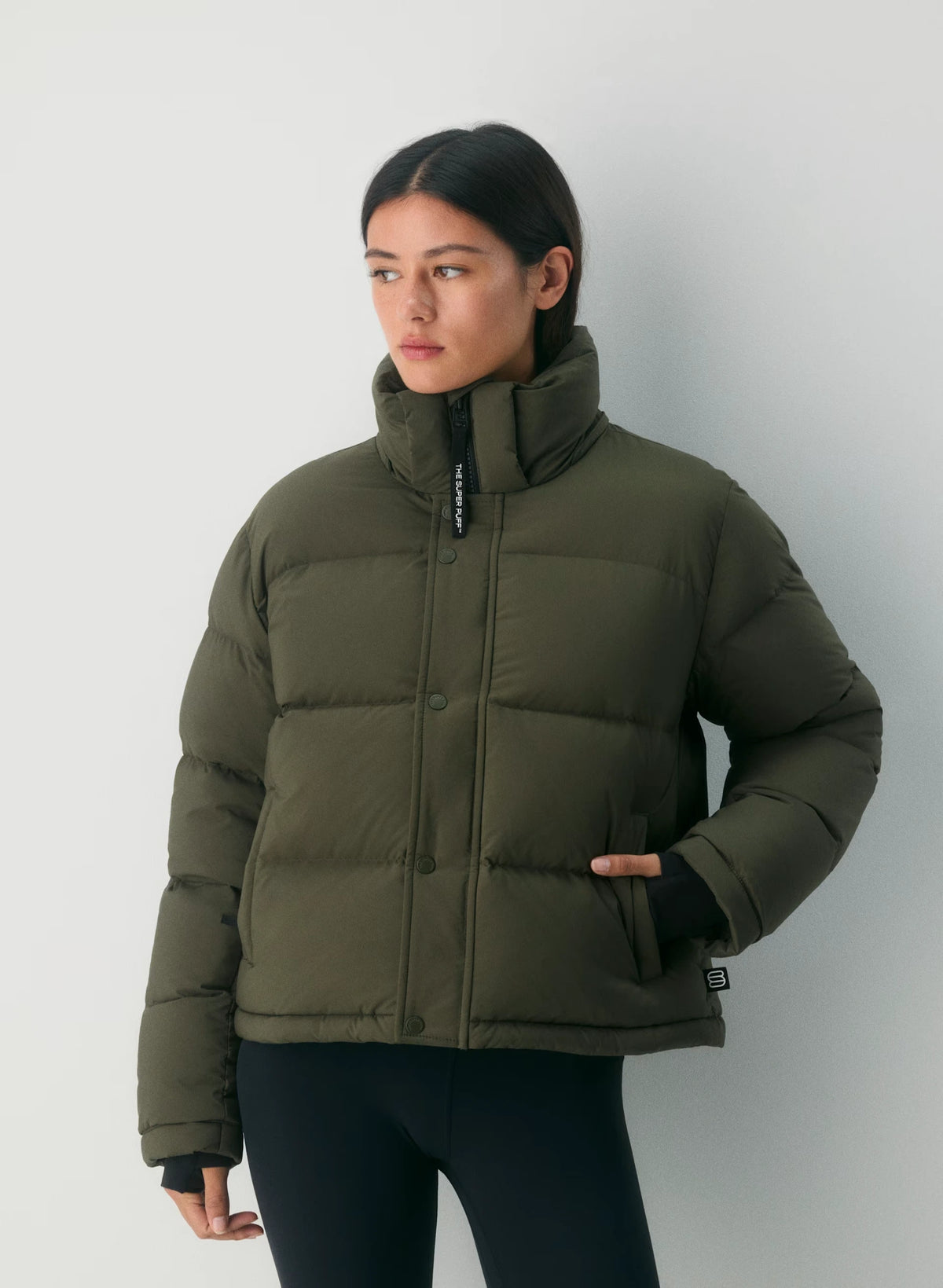 Short Down Puffer Jacket - Blue