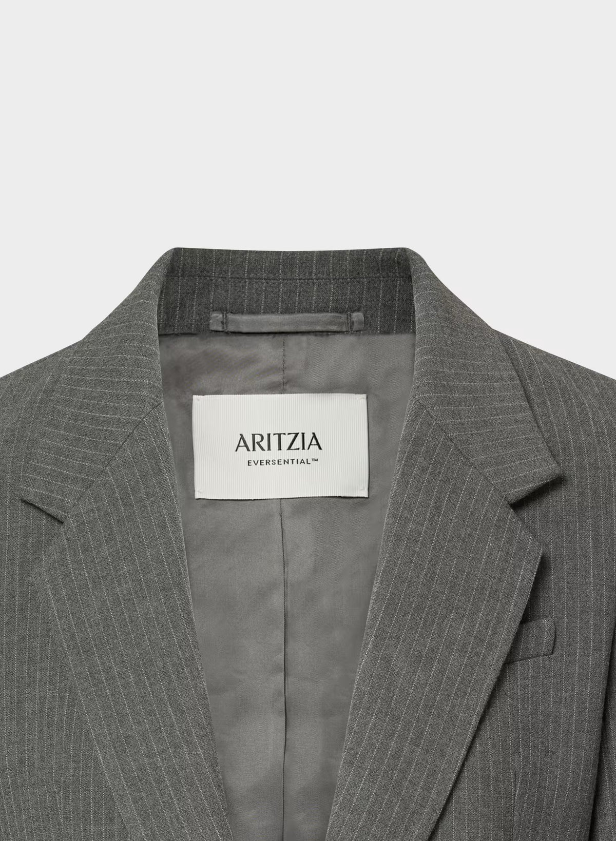 Single-Breasted Stretch Blazer - Check