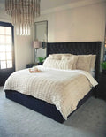 Stretch Plush Duvet Cover - Cream