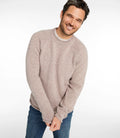 Men's Lambswool Rollneck Sweater - Natural