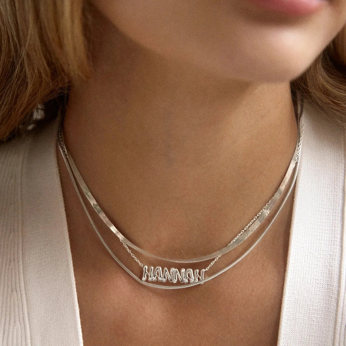 Personalized Gold-Plated Nameplate Necklace