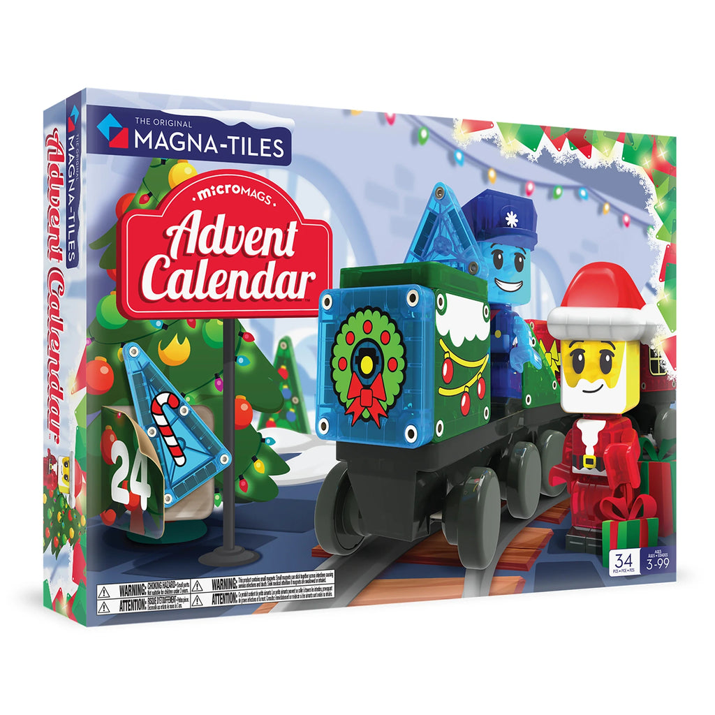 34-Piece Holiday Magnetic Building Calendar