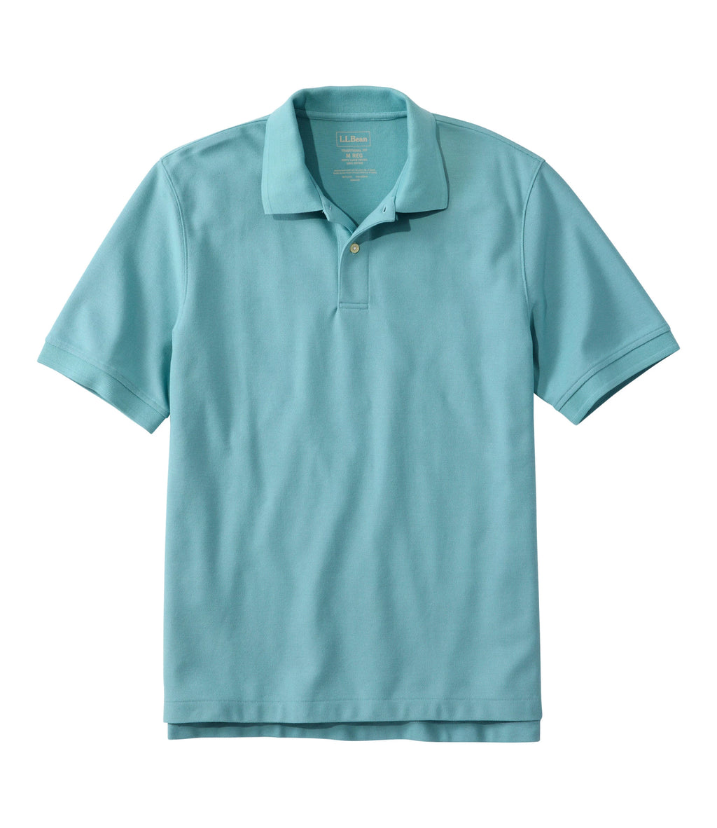 Men's Cotton Piqué Polo Shirt - Black