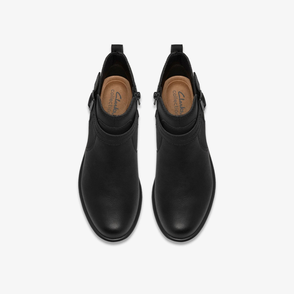Leather Ankle Boot - Black