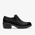 Leather Zip Ankle Boot - Black