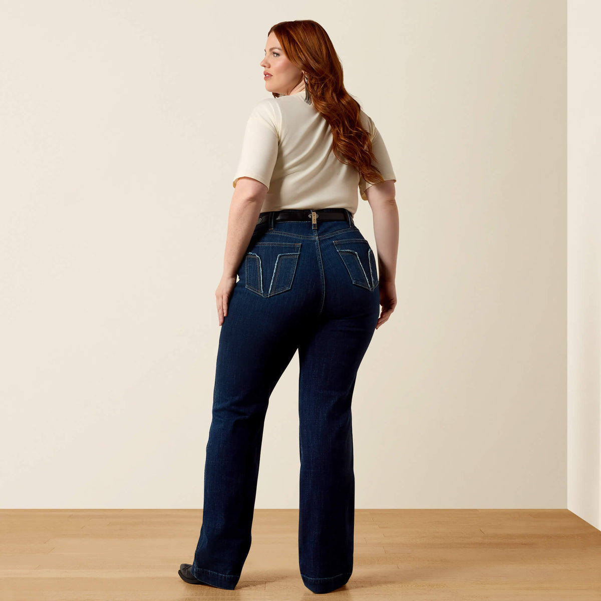Women's High-Rise Slim Trouser Jeans - Blue