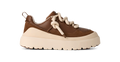 Men's Leather And Suede Sneaker - Chestnut