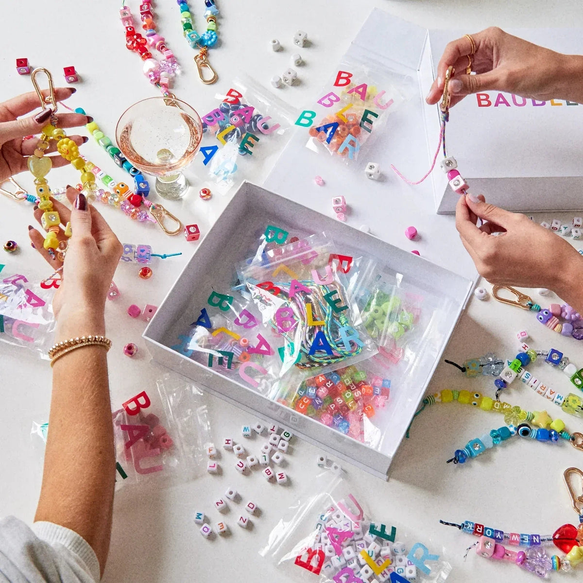 Bag Charm Party Bead Kit