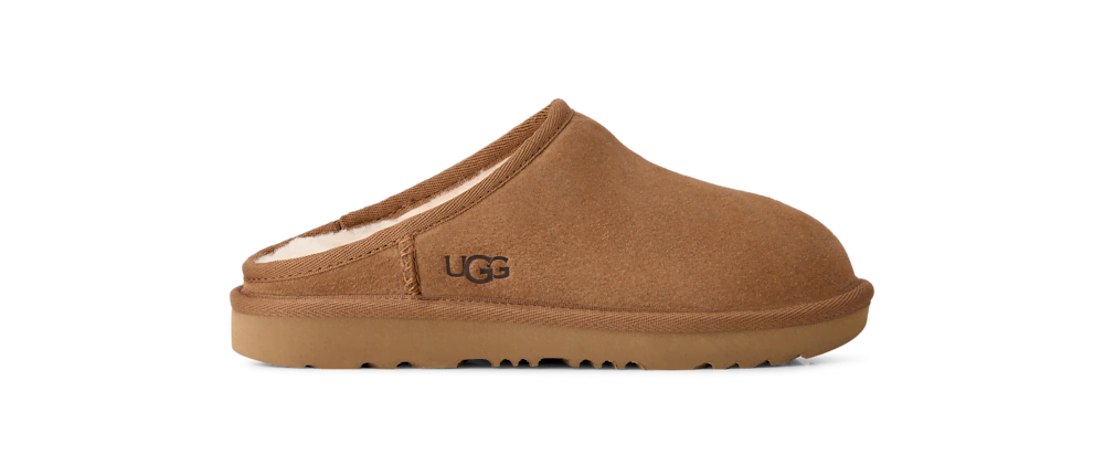 Kids' Suede Lined Slip-On - Chestnut