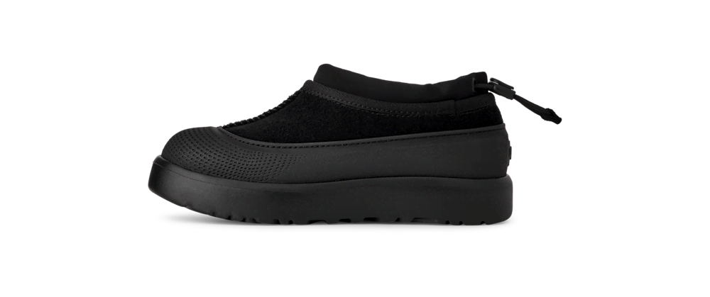 Kids' Waterproof Suede Slip-On Shoe - Black