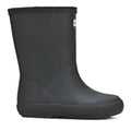 Kids' Insulated Rubber Rain Boots - Black