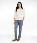 Women's Stretch Straight-Leg Chino Pants - Stone