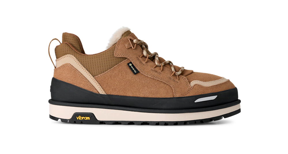Men's Waterproof Suede Hiking Sneakers - Chestnut