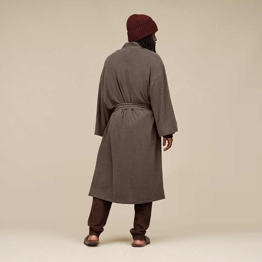 Men's Recycled Knit Belted Robe