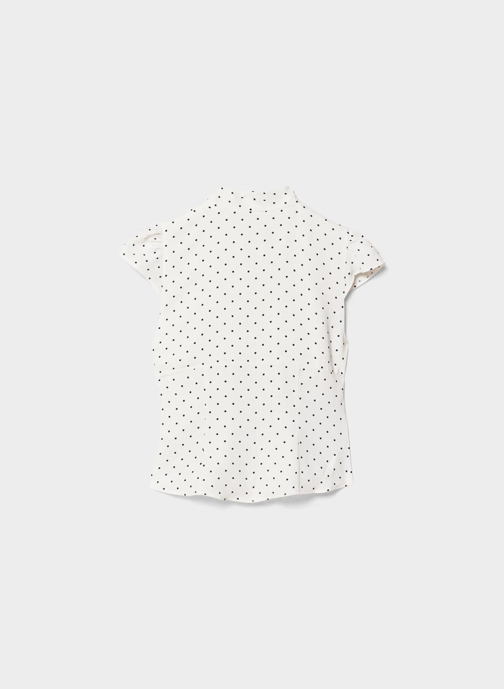 Short-Sleeve Button Top - Light Blue