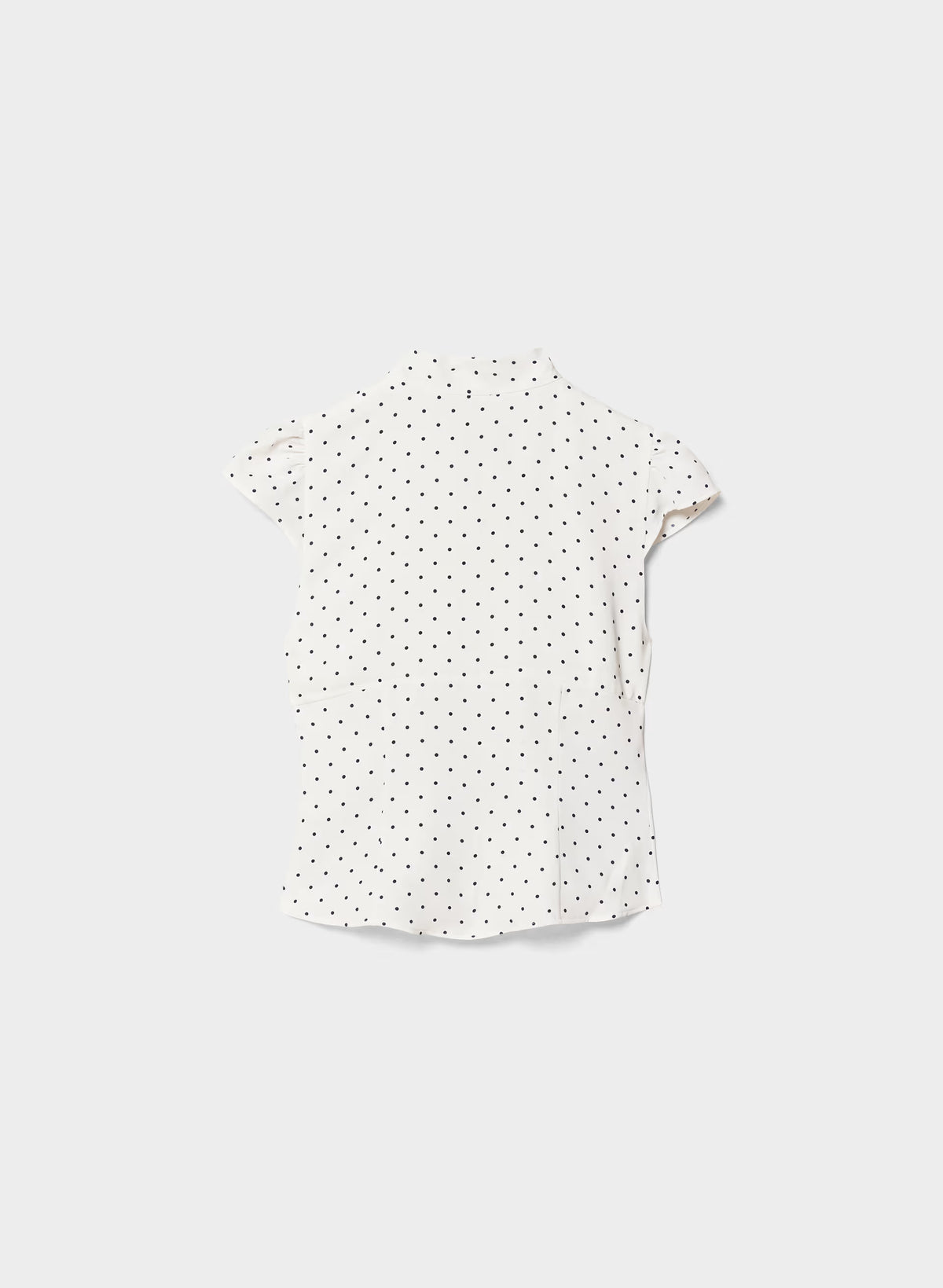 Short-Sleeve Button Top - Light Blue