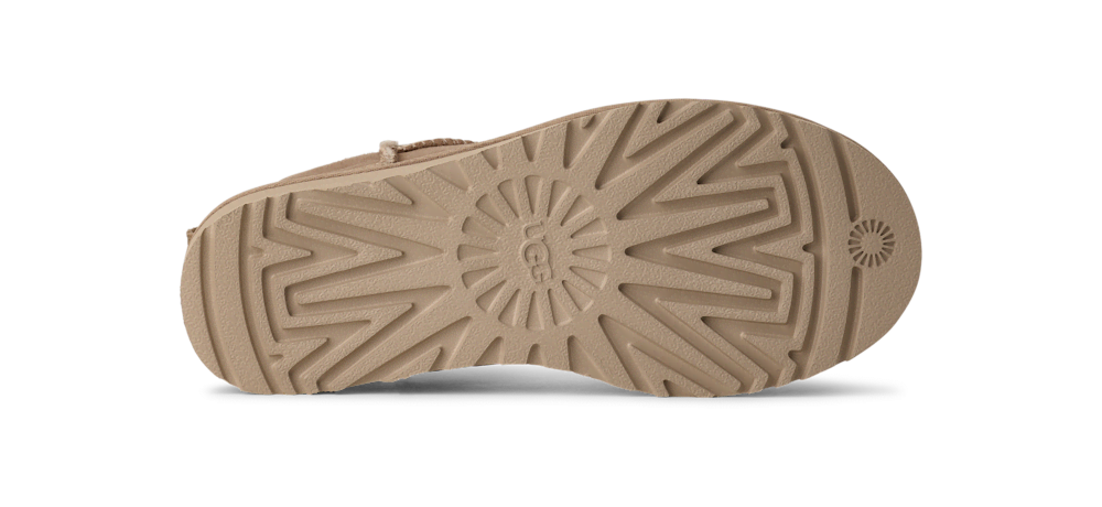 Women's Ultra-Short Sheepskin Boot - Grey