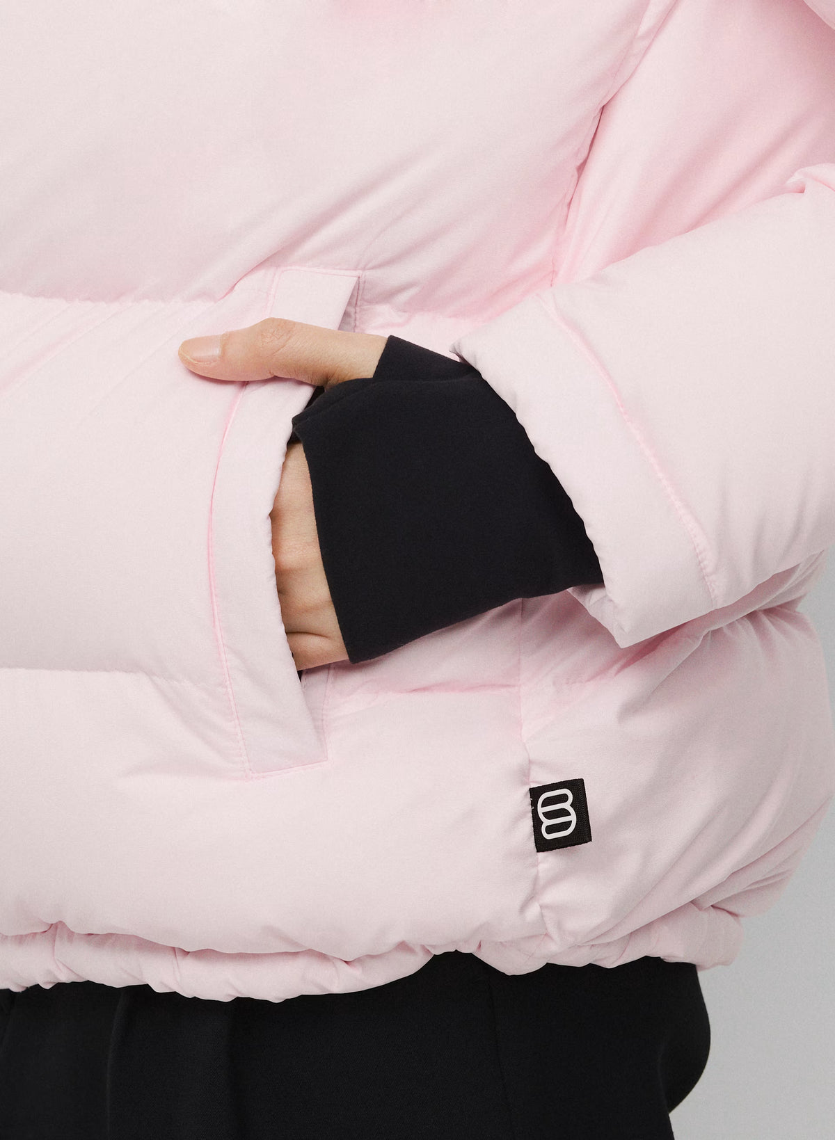 Long Down Puffer Jacket - Blue