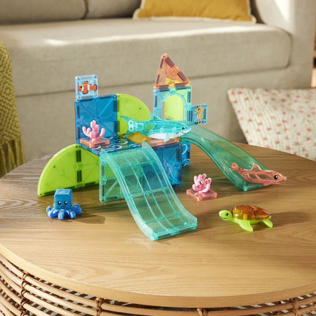 25-Piece Coral Reef Magnetic Building Set