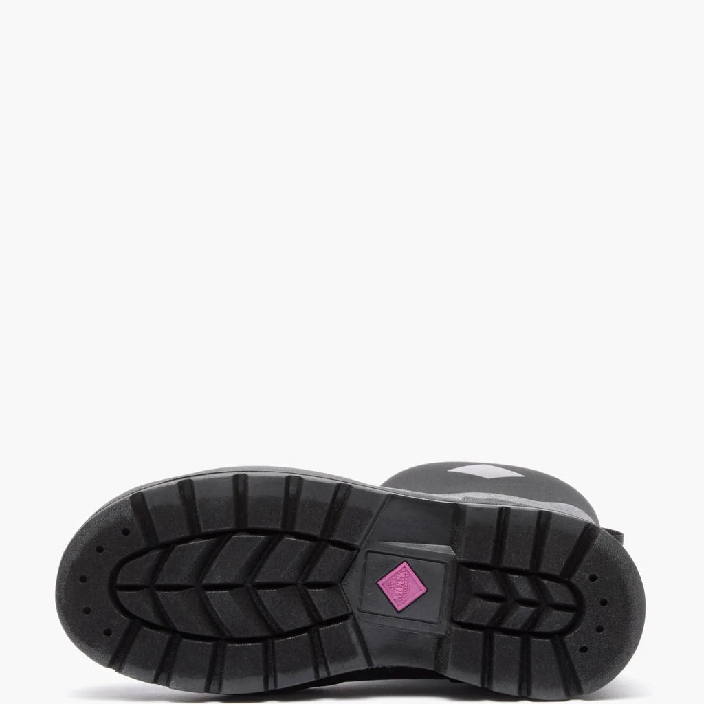 Women's Waterproof Mid Work Boot - Black