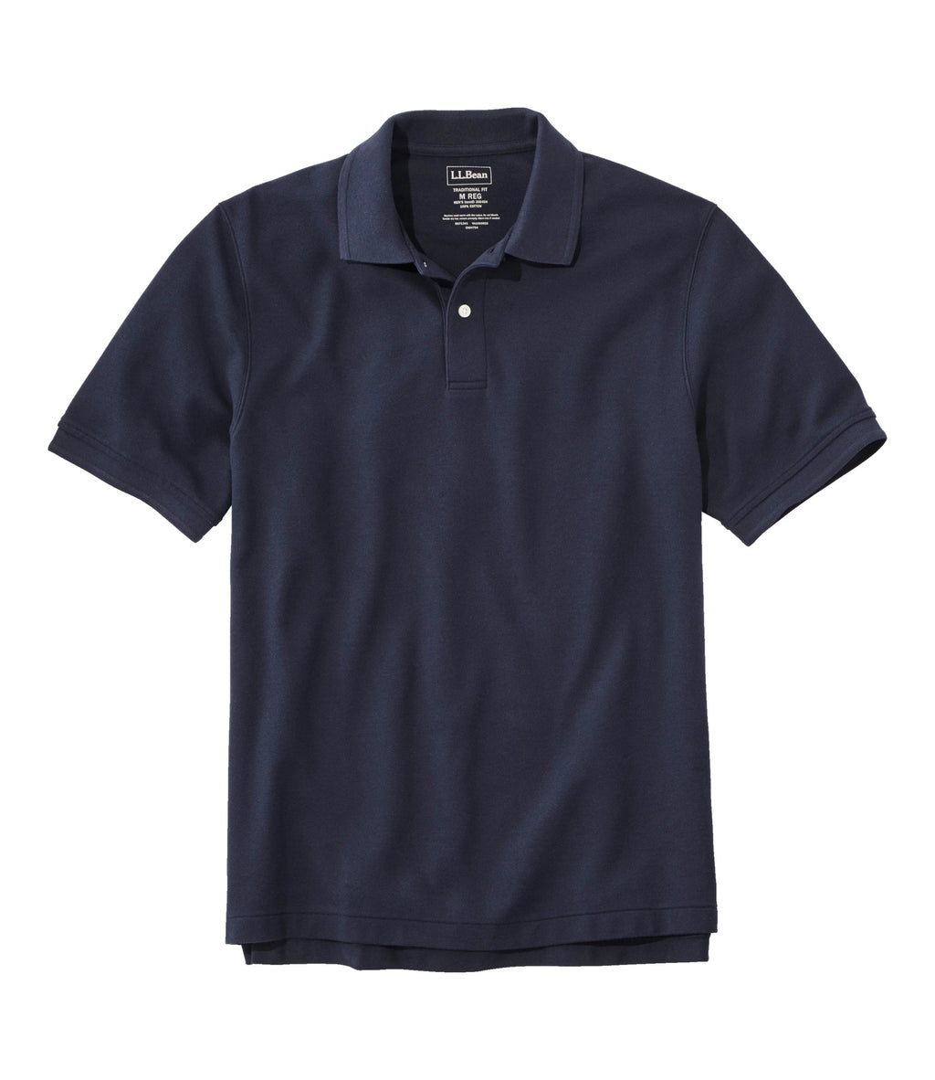 Men's Cotton Piqué Polo Shirt - Black