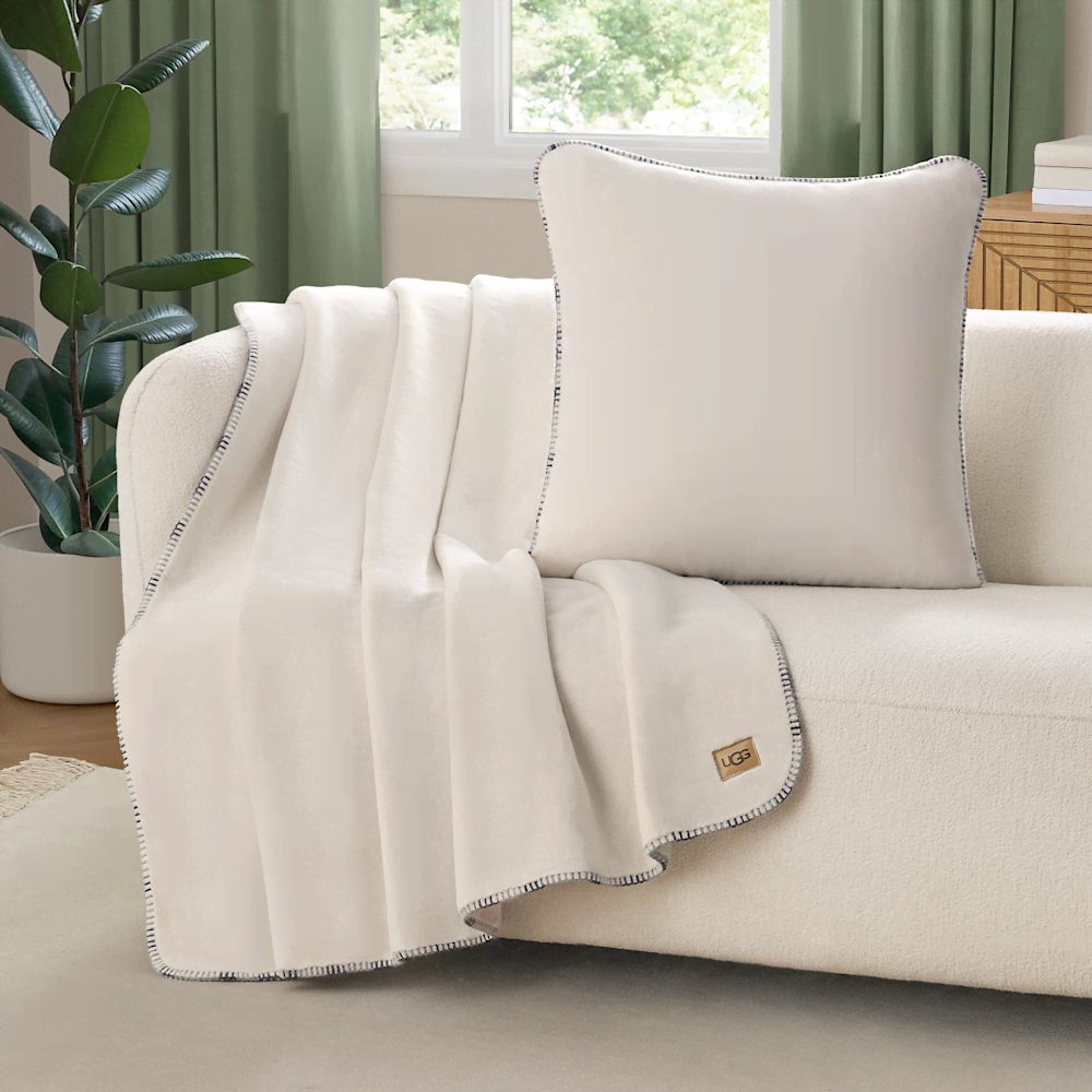 Set Of 2 Whipstitch Decorative Pillows