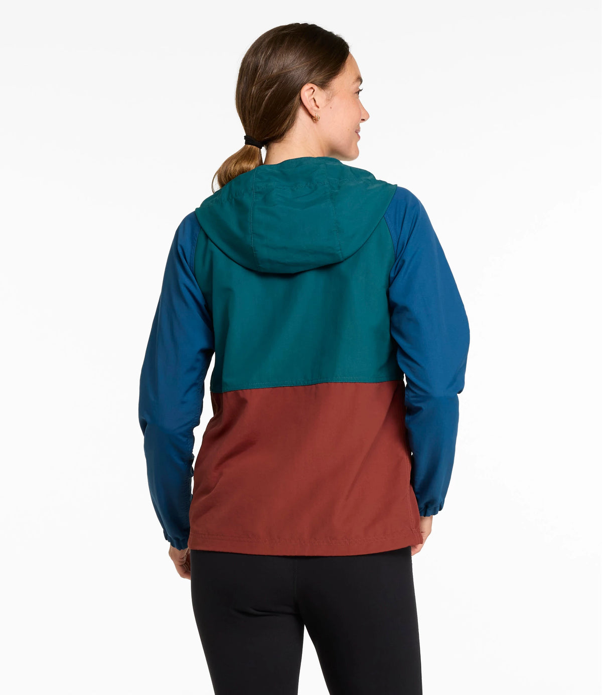 Women's Hooded Windbreaker Jacket - Green