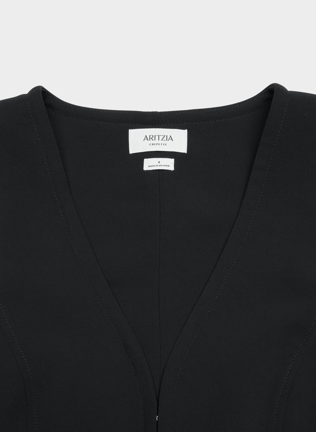 Lined Tailored Suit Vest - Olive