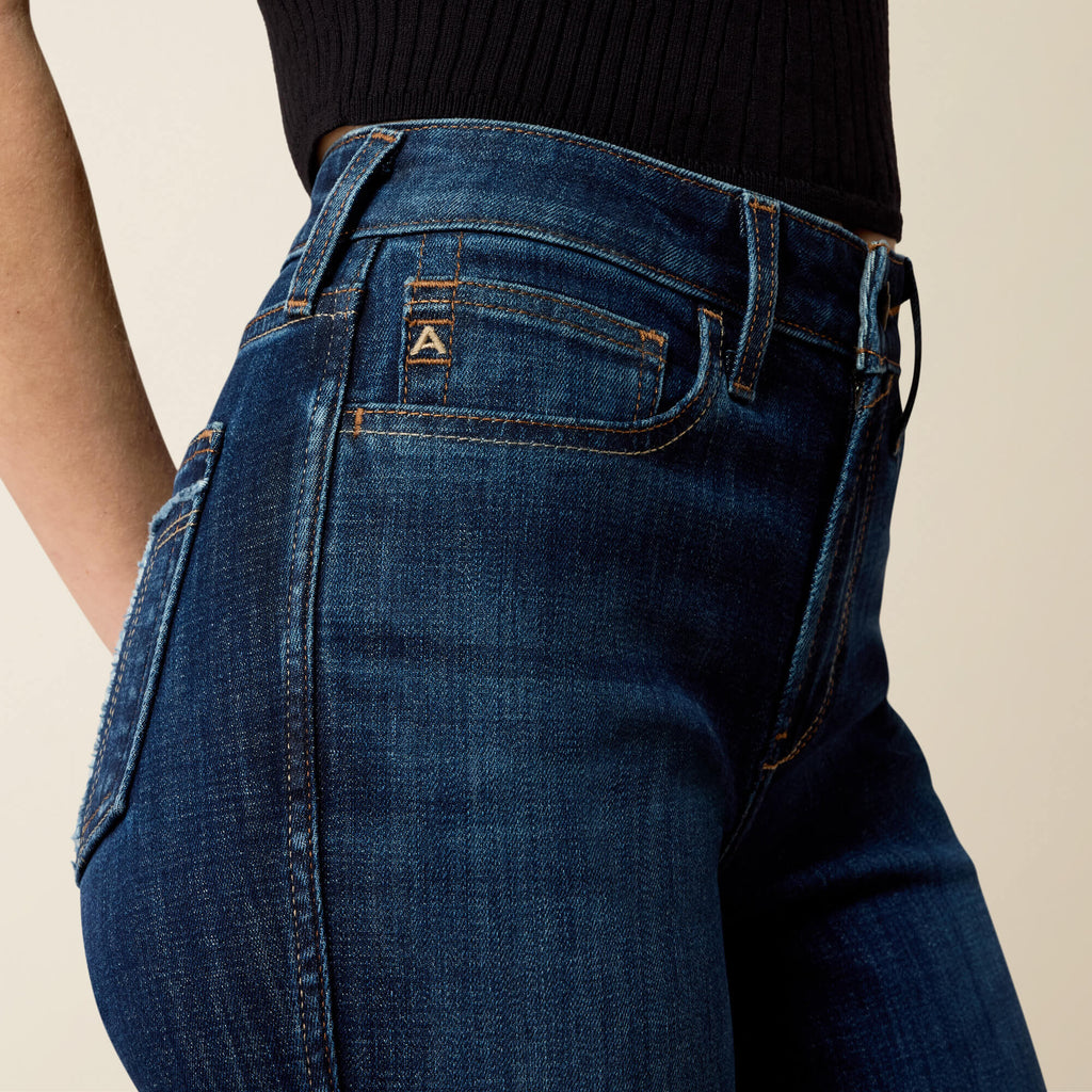 Women's High-Rise Slim Trouser Jeans - Blue