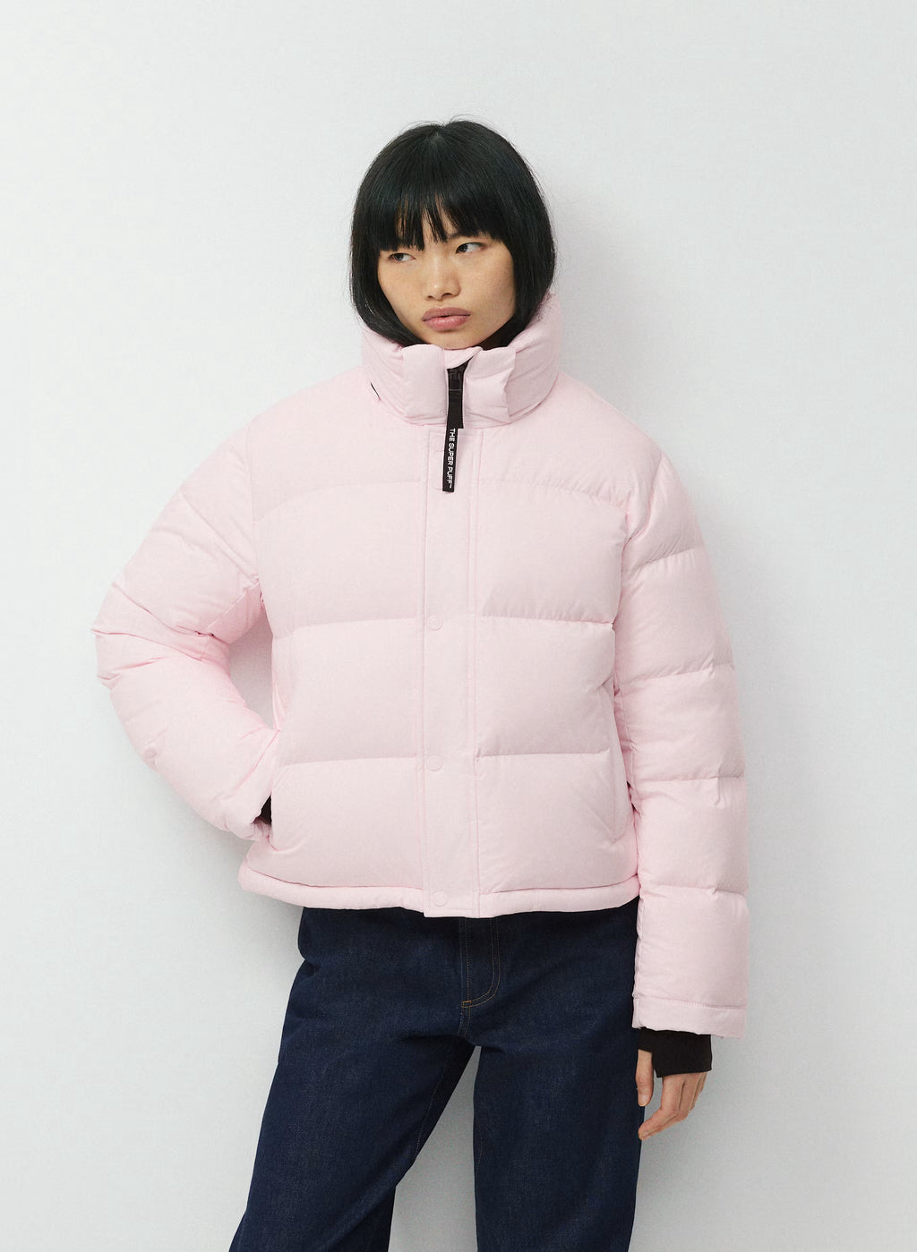 Short Down Puffer Jacket - Blue