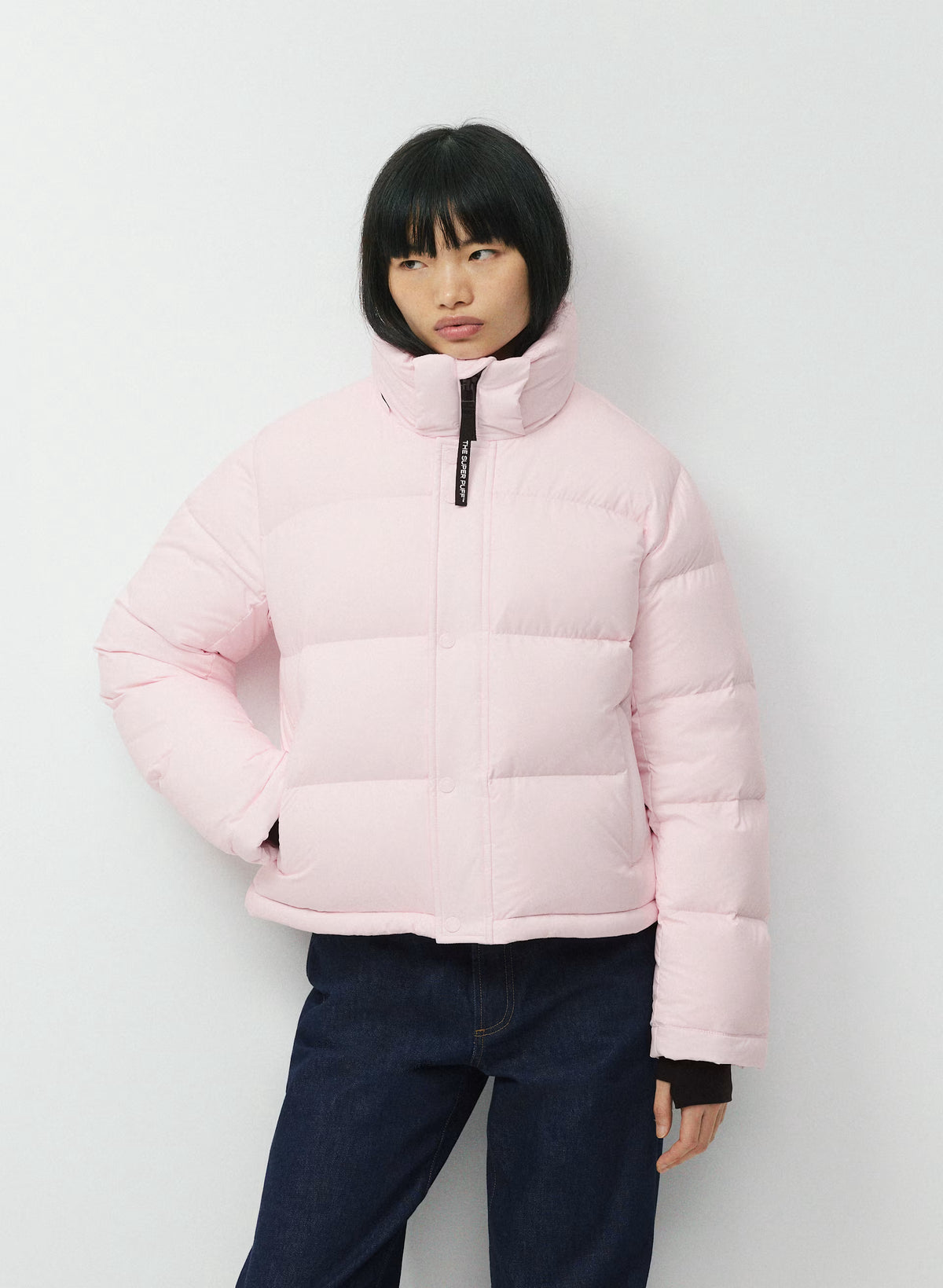 Short Down Puffer Jacket - Blue