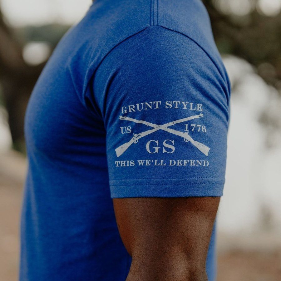 Freedom Flag T-Shirt - Royal