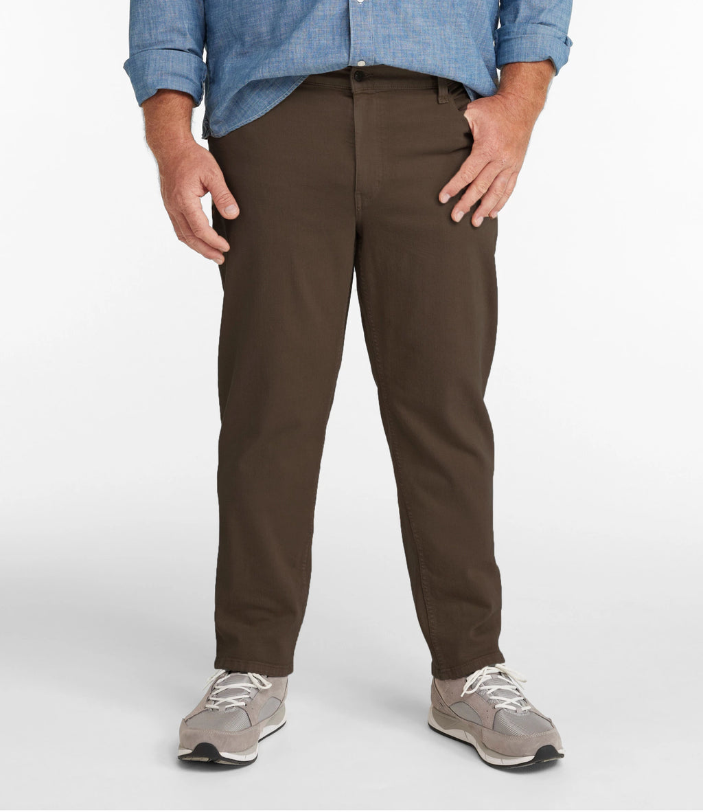 Men's Stretch Straight-Leg Jeans - Tan