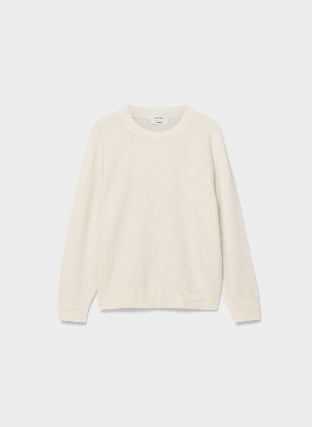 Wool Cashmere Raglan Sweater - Olive