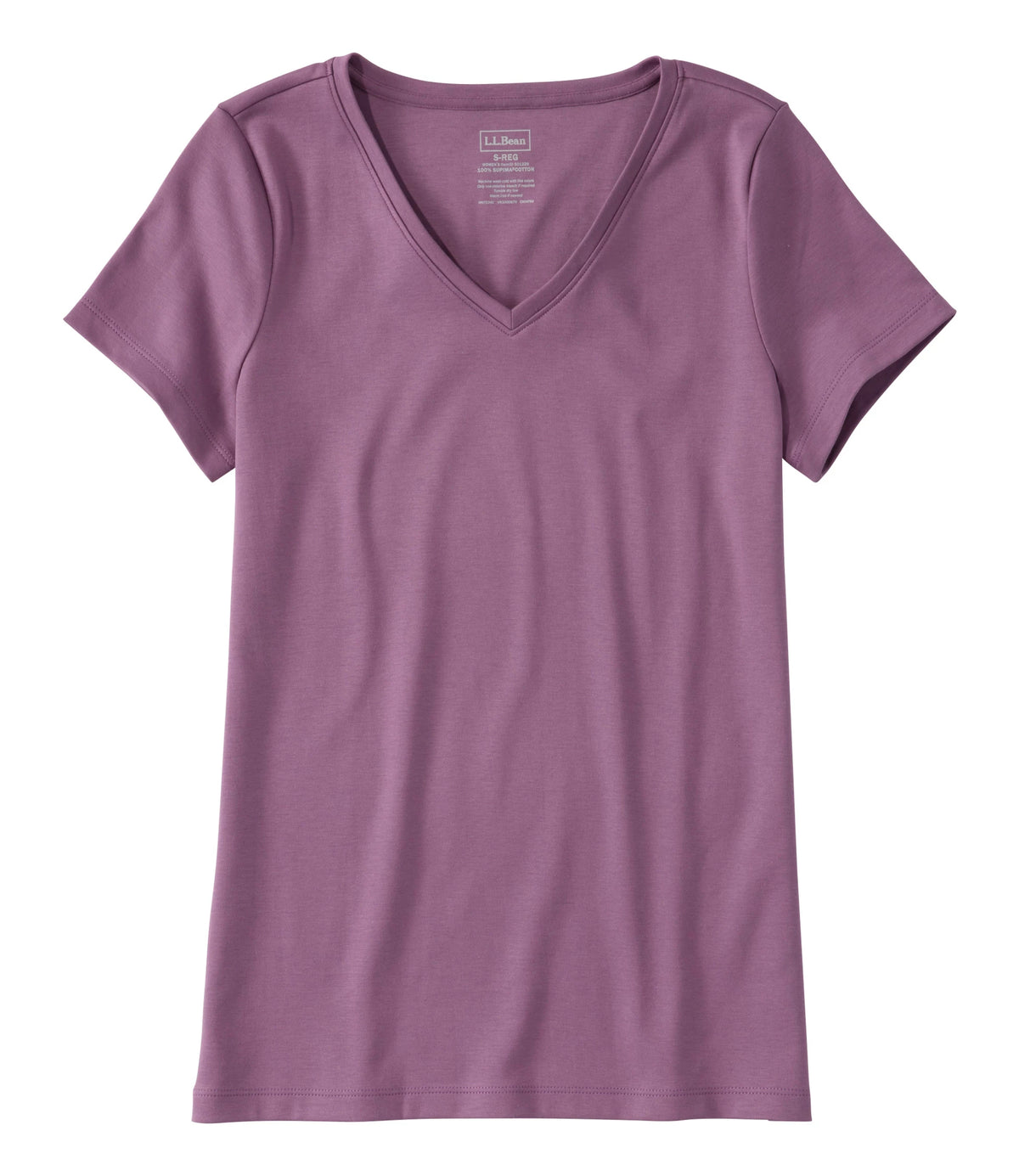 Women's Pima Cotton V-Neck T-Shirt - Black