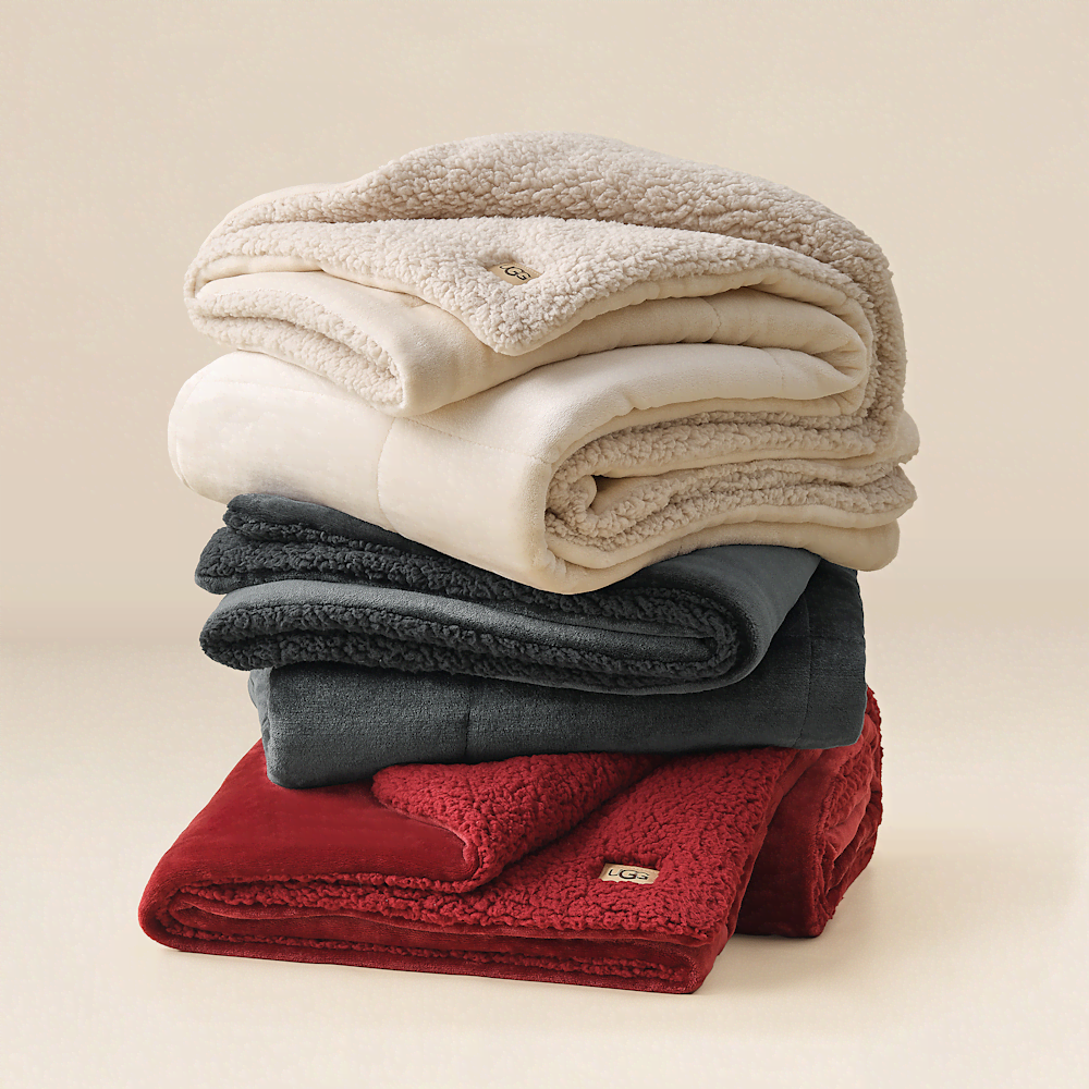 Plush Polyester Throw Blanket - Birch