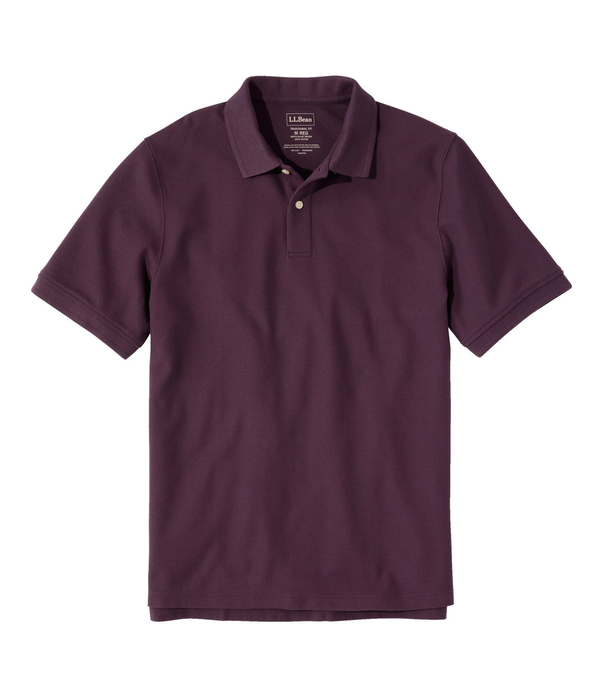 Men's Cotton Piqué Polo Shirt - Black