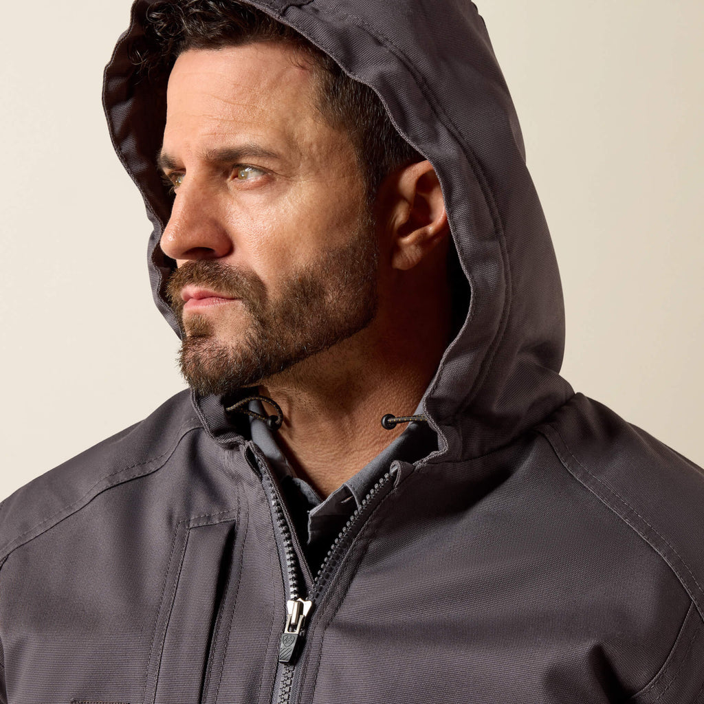 Men's Water-Repellent Sherpa-Lined Work Jacket
